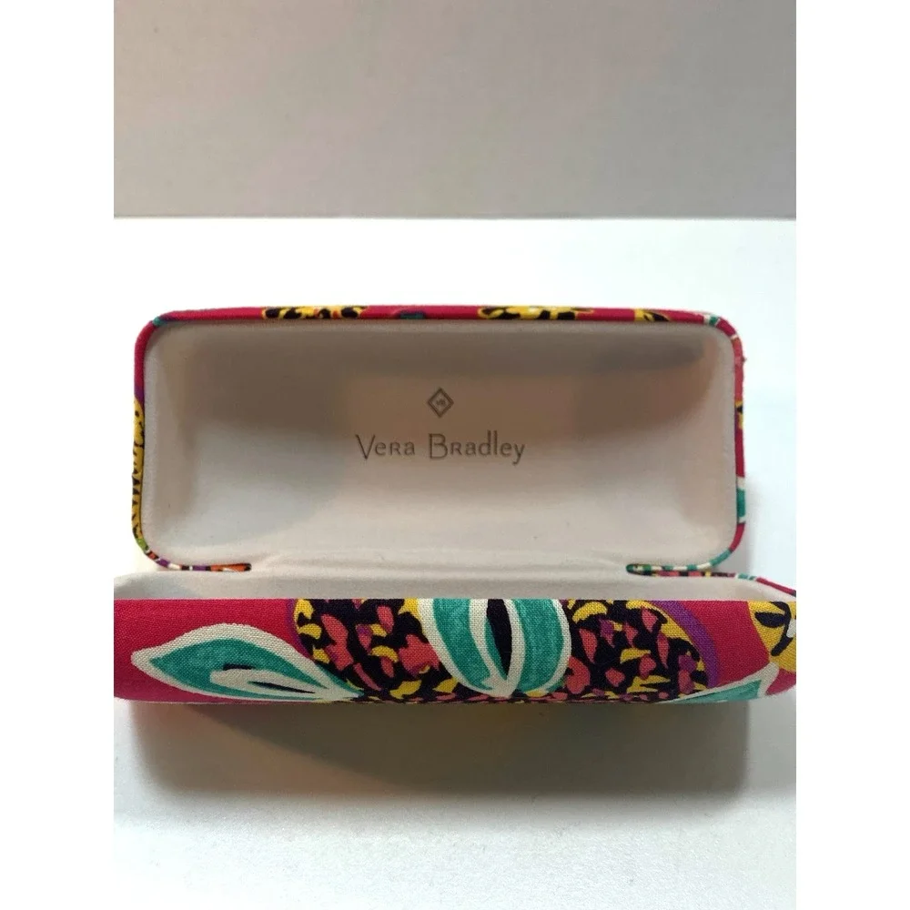 Vera‎ Bradley Rumba Clamshell Hard Case Eyeglasses Sunglasses Hinge Close Floral